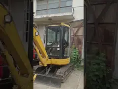 Совершенный малый экскаватор Использованный Cat303E Малый гусеничный экскаватор video