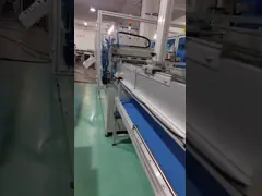 Интеллектуальная программа управления Нетканые ткани Средний эффект кондиционирование воздуха фильтрация воздуха мешка изготовления машины video