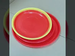 Circular Plastic Chicken Feeding Trays Sturdy And Durable