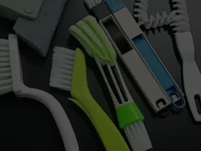 7pcs Multi-Function Window Cleaning Brush Scouring Pad Household Cleaning Tools