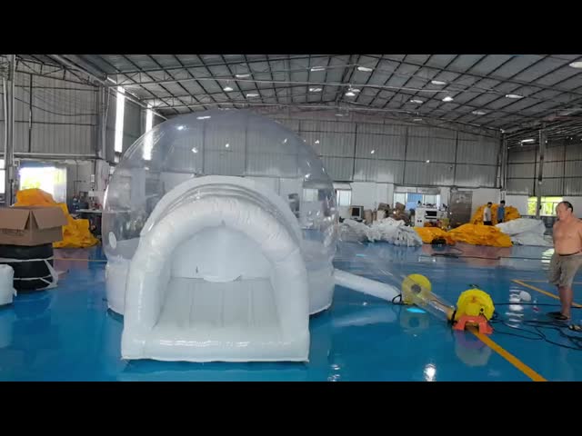 Transparent Igloo Dome Tent PVC Globe Inflatable Bubble Tent House For Outdoor Camping