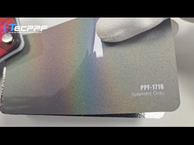 PPF-1716 Splendid Grey Color Change Paint Protective Film 8mil