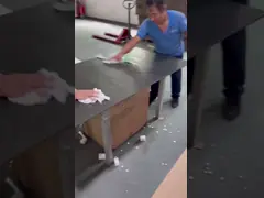 1500*850mm Ceramic Dining Table With Fixed Type Black Metal  Base Dt-1017-150