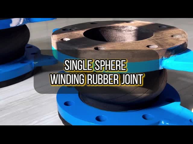 Durability Of A Single Wound Ball Flexible Rubber Joint For Pipe Connections