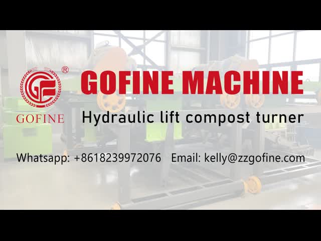 持続可能な有機肥料の生産のための水力リフト堆肥ミキサー