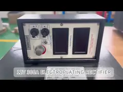 Электроплавильный источник питания 12 В 300 А 3.6 КВт Металлическая поверхность обработки Плавильный ректификатор video