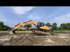 A second-hand Hyundai 305lc-9T tracked excavator in good condition