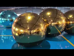 Anging Inflatable Mirror Ball Mirror Balloon Giant Mirror Sphere For Decoration Sealed Gold/Silver Ball