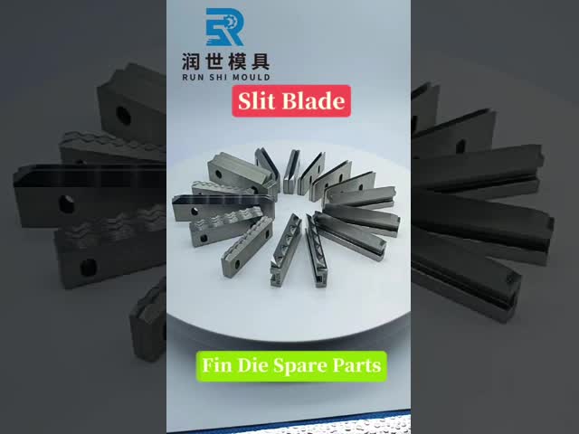 Precision HSS SKH51 Fin Die Spare Parts Upper Slit Blade For Fin Die
