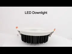 Aluminum LED Integrated Downlight Customized Warm White / White / Daylight