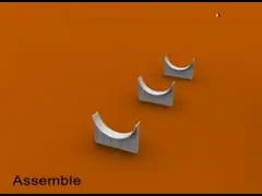 Stainless Steel Thermal Screw Conveyor Biaxial Mining Transport KX0022-1