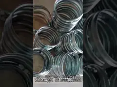 Havalandırma Kanalı Metal Çelik Galvanizli Boru Bolt Geniş Klem