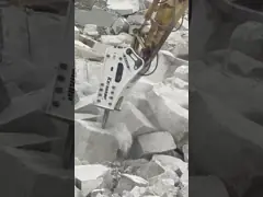 KS450 Seitenmaschine für die hydraulische Brechung von Felsen mit einem Durchmesser von 190 mm