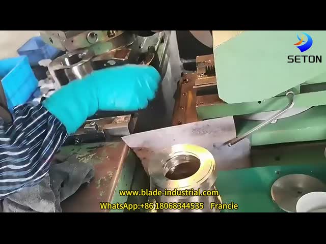 610*68.3*3.8Mm SKD-11 Круглое режущее лезвие для резки бумаги видео