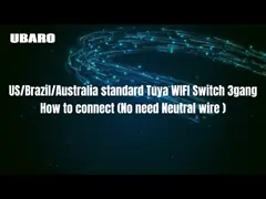 Us/Brazil/Vietnam Standard Tuya 3Gang Smart WIFI Switch with Voice Control and Timing Sharing App