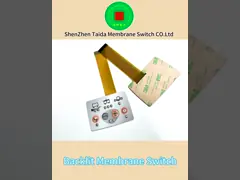 Сертификация UL Два кнопки подсветки мембранного переключателя для модуля управления питанием video