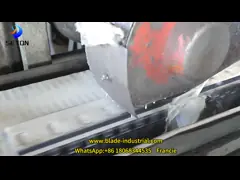 Долгая продолжительность жизни Круговые лопатки для резки вольфрамовой бумаги для резки пластика video