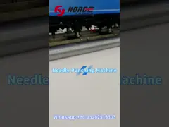 машина иглы Нонвовен 5м пробивая для ткани Геотекстиле/кожи video
