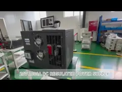 Электроплавильный источник питания 20в 1000а 20кВт Igbt ректификатор для очистки сточных вод DC источник питания video