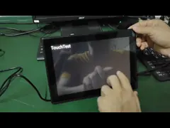 10.1'' LED-Hintergrundbeleuchtung Touch-LCD-Panel Helligkeit 420 Cd/M2 mit Multi-Touch-Überlagerung