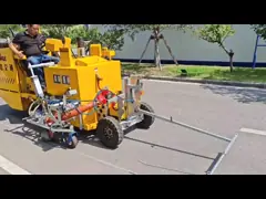 Capacidad del depósito de pintura de 400 kg Pasajeros conduciendo Camión de marcado de carreteras termoplástico para la construcción de carreteras