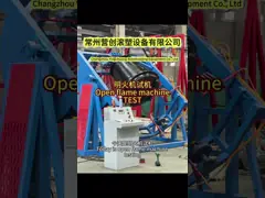 Tamamen Otomatik Delta PLC Denetimli Rock and Roll Rotomolding Makinesi
