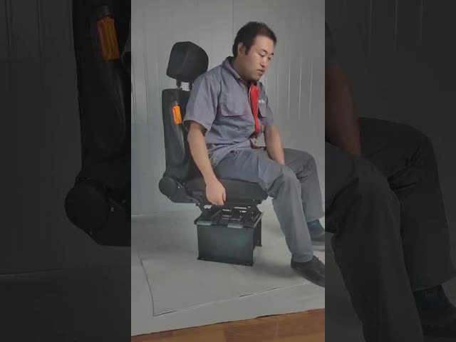 Adjustable Back Elevation Main Truck Seat for Port Terminal Equipment