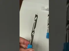 Высокая точность одной флейты спиральная конечная мельница CNC маршрутизатор Бит для дерева video