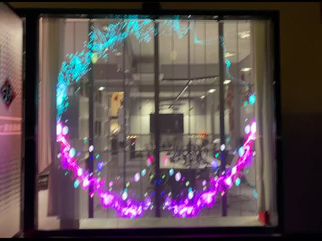 Irregular Figure Type Led Ring Ceiling Lights 260W Circle Led Hanging Light