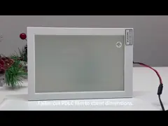 Tempered Smart PDLC Film Switchable Privacy Glas Energized Atomized