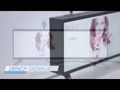Android Windows OS 24 Inch Stretched Bar Lcd Panel For Supermarkets