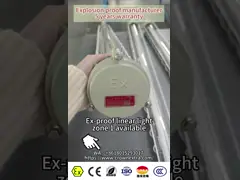 Industrial Explosion Proof IP66 Linear LED Light Flameproof lamp WF2 for Hazardous Areas 100lm/w