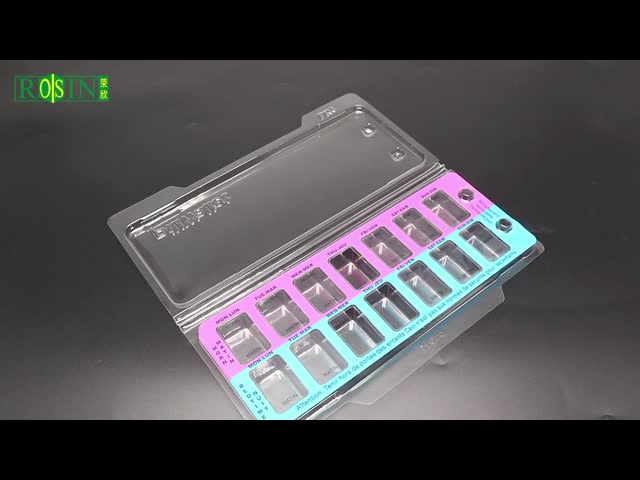 Disposable Medical Plastic Packaging PET Hinged Clamshell Packaging