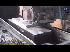 9Crsi 150*10*2Mm Промышленный пластиковый дробилка лезвие HRC55-62 Для дробилки video