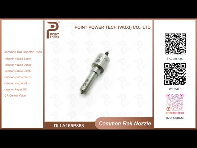 DLLA155P863 デンソインジェクター用コモンレールノズル 095000-5921/544#