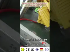 Customizable Ex Flameproof Bay Light IP66 ATEX Certified LED Industrial Light Fixture