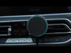 Fan Cooling Magnetic Iphone Car Charger 15w Fast Charging Lightweight