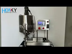 Máquina de llenado de tubos de jeringa de control de servomotor de escritorio Máquina de llenado y sellado de tubos semiautomática con bomba de pistón cerámico para llenar pasta de gel