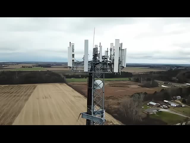 Galvanization 4 Legged Lattice Antenna Tower Hot Dip 70m 75m 80m