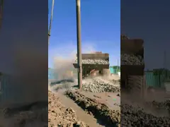 Улучшение почвы столбца сильного оборудования Vibroflot каменное с электрическим мотором 180KW video