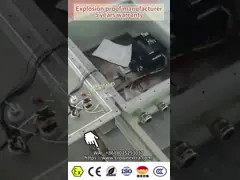 Wall Mounted Cast Aluminium Flameproof Control Panel AC110/220/3800/460V IP66 WF2