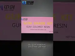 Dental 3D Printing Gum Color Resin Light Cured Nano Hybrid Gingival Shade Composite Resin