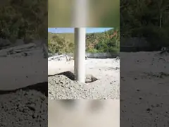 Нижний тип рамки Crawler метода флотирования Vibro питания для компактировать video