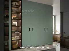 Современный минималистический шкаф с простым дизайном и ручками шкафа video