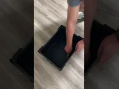 ESD PP гофрированный лист антистатический пластиковый полый лист коробка многоразовое использование PP коробка video