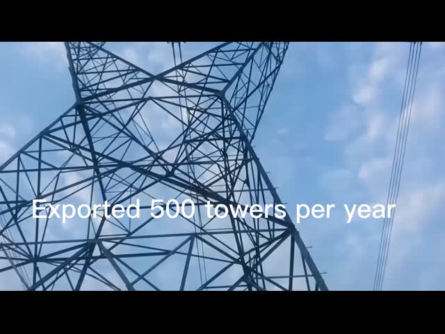 33KV~110KV 電源伝送塔 角 鉄塔 風速30~180km/h