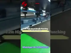 PP Geotextile Needle Punching Non Woven Fabric Production Line