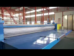 Machine de fabrication de tôles de toiture à trois couches à trois couches avec 18 stations