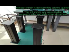 Telescopic Pillars Actuators 2-Stage DC12V 4500N for Flexible Lifting Stands Platform