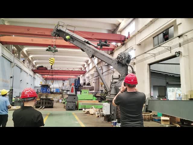 OUCO 2.5T 14M Hydraulic Boat Crane With Extending Boom